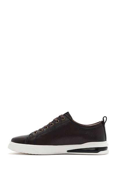 Derimod Men's Brown Lace-Up Leather Sneaker 25Sfd 692518