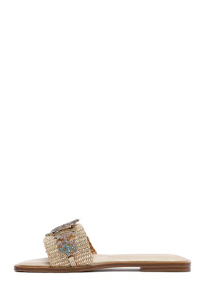 Derimod Papuci de damă Gold Stone 25SFE450914