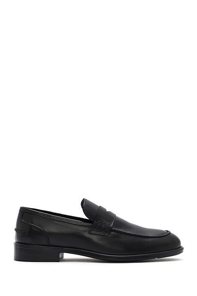 Derimod Men's Black Leather Loafer 25Sfd751618