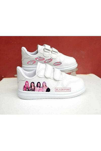 LİASSHOES adidași pentru copii cu imprimeu negru k pop