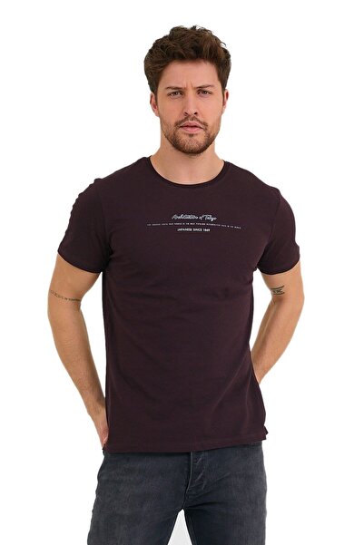 Adams Tricou cu mânecă scurtă imprimat pentru bărbați