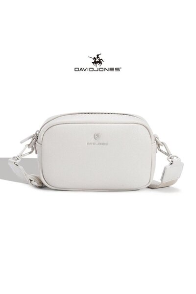David Jones Kadın Omuz Çantası Krem/Beyaz