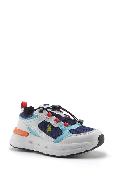 U.S. Polo Assn. SANTANA JR 5FX Pantofi sport albi pentru bărbați