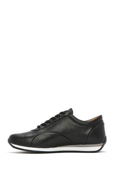 Derimod Men's Black Lace-Up Leather Casual Sneaker 25Sfd6740Ft