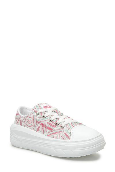 U.S. Polo Assn. Cleme Ppt Jr 5Fx Pink Girl's Sneaker