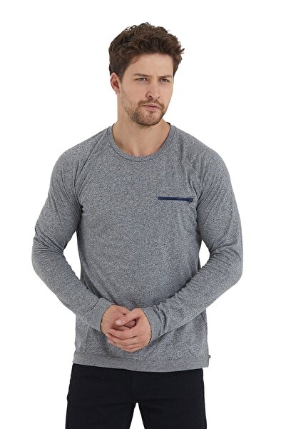 Adams Μακρυμάνικο μπλουζάκι με λαιμόκοψη με φερμουάρ