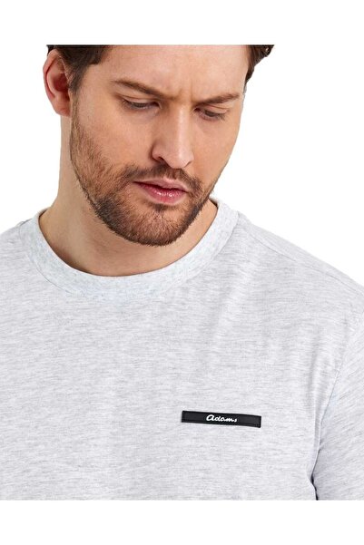 Adams Мъжка базова тениска с къс ръкав без щамповано лого