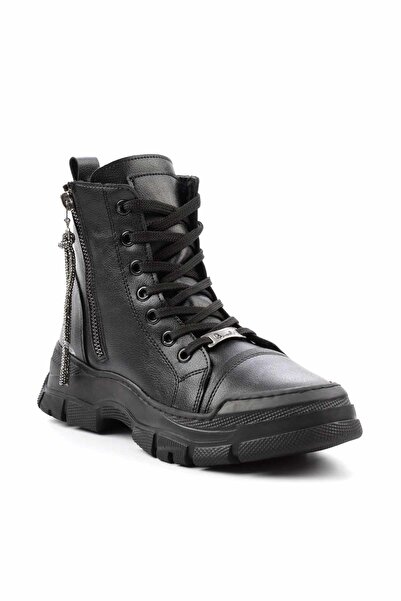 Bambi Siyah Kadın Bot & Bootie K02566008009