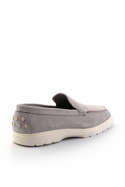 Bambi Gri Leather Erkek Casual Ayakkabı E01585722502