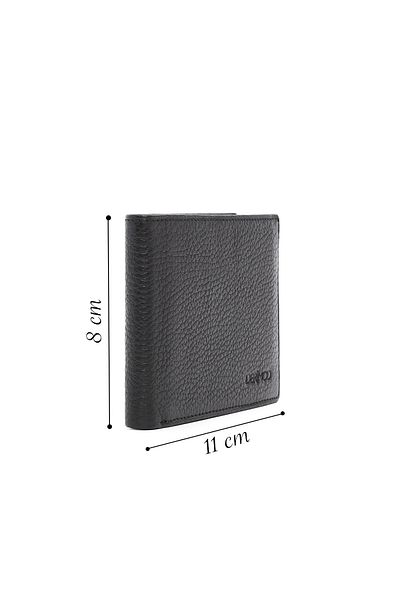Derimod Men's Black Leather Wallet 000A2D3145Ft