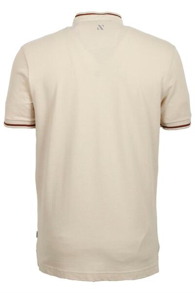 NCS Men's T-Shirt Judge Collar Stone 100% Cotton Slim Fit Printed T-Shirt Jeans 1975