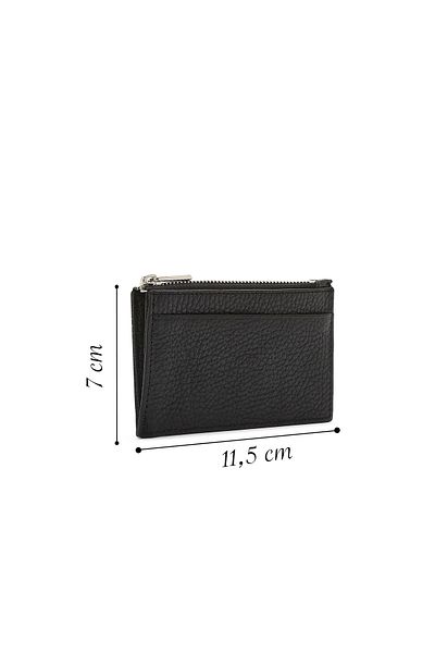 Derimod Men's Black Leather Card Holder 000A2D3146Ft