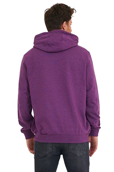 Adams R Cardigan cu buzunar cu glugă