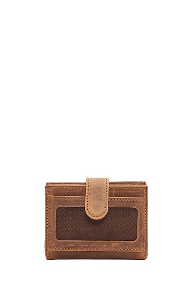 Derimod Men's Tan Leather Card Holder 000A2D3094Cr