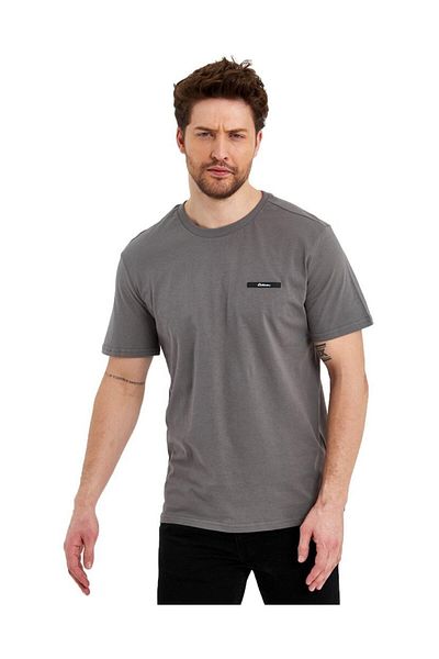 Adams Men's Basic Unprinted Logo Short Sleeve T-Shirt