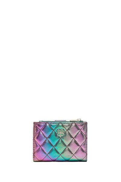 Derimod Women's Blue Printed Wallet 000A2D5624Hr