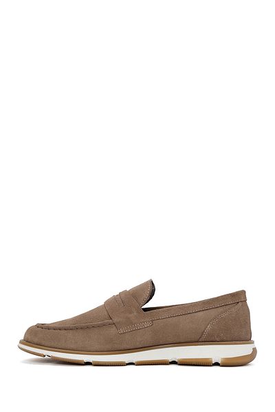Derimod Pantofi pentru bărbați din piele de căprioară de nurcă din piele naturală Pantofi casual Penny Loafer Pantofi de zi cu zi 25sfd680610
