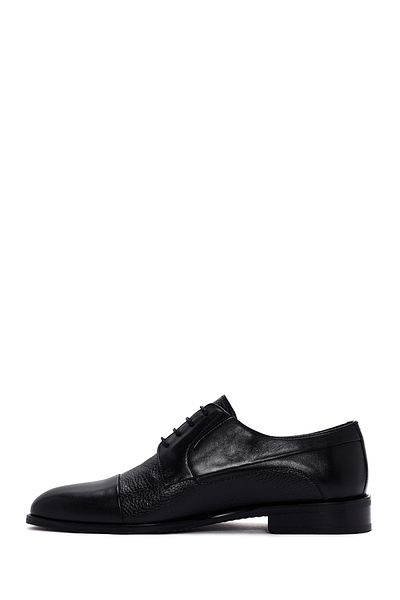 Derimod Men's Black Lace-Up Leather Classic Shoes 25Sfd7042Ft