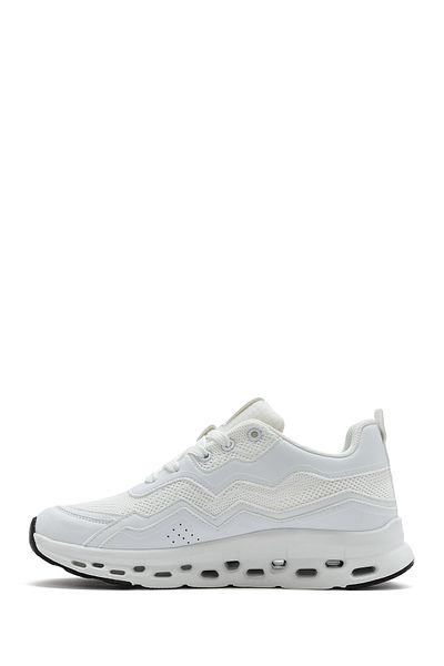 Derimod Women's Beige Lace-Up Thick Sole Sneaker 25Sfe495714