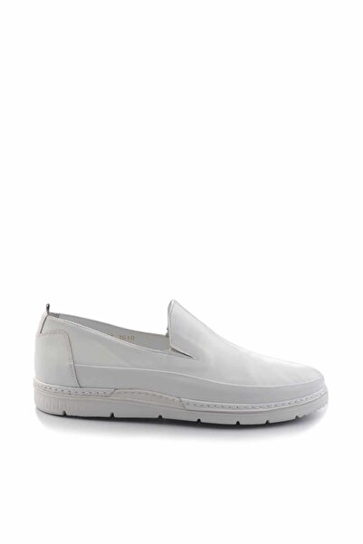 Bambi Beyaz Leather Erkek Casual Ayakkabı E01304413303