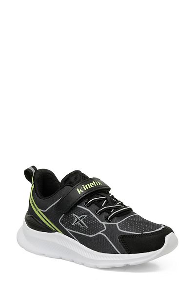 Kinetix Polymer F 5Fx Black Boy's Sports Shoes