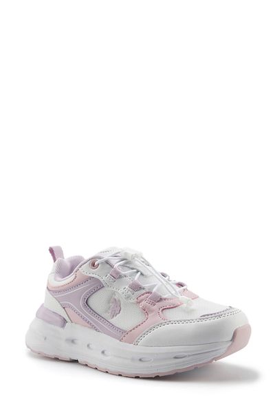 U.S. Polo Assn. SANTANA JR 5FX Pantofi sport albi pentru fete