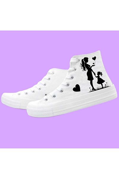 LİASSHOES Tenis cu imprimeu pentru mama si fata - Pantofi sport