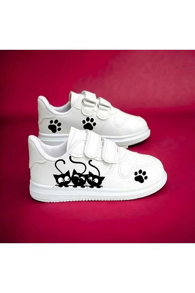 LİASSHOES Pantofi sport pentru copii - pisici pantofi cu imprimeu
