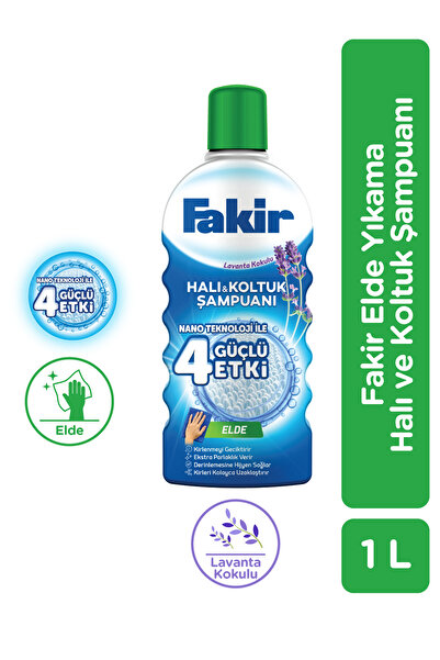 Fakir Elde Lavanta Nano Teknolojili Halı Ve Koltuk Şampuanı 1000 ml