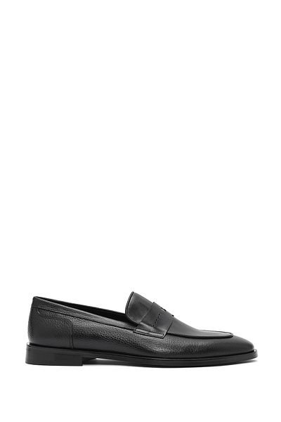 Derimod Men's Black Leather Classic Loafer 25Sfd620814