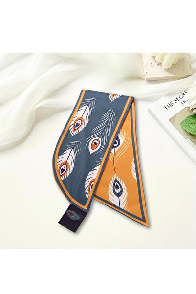 nurfemina Tüy Desenli Çift Taraflı Kullanıma Uygun Kadın Kravat Fular