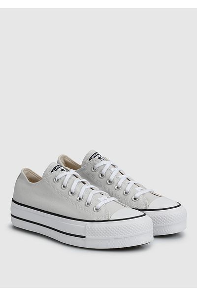 converse Chuck Taylor All Star Puff Lift Ox Gray Women's Sneaker A11538C
