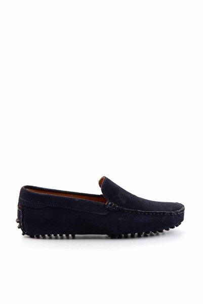 Bambi Lacivert Leather Erkek Loafer Ayakkabı E01350003502