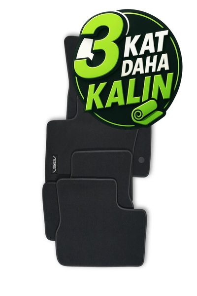 VelurPRO Fiat Egea Sedan Tam Uyumlu Halı Oto Paspas Egea Halı Paspas