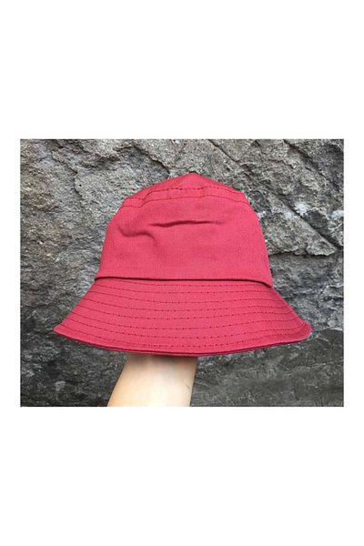 Köstebek Burgundy Summer Bucket Hat