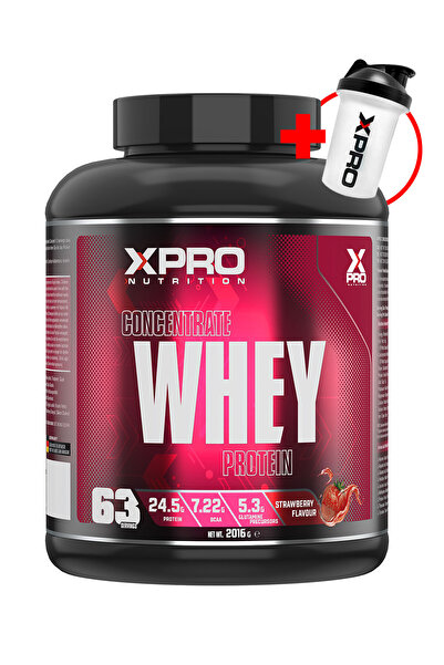 Xpro Nutrition Xpro Concentrate Whey Protein Tozu 2016gr Çilek Aromalı