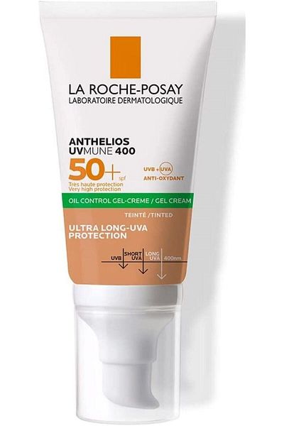 La Roche Posay Anthelios UvMune400 - SPF 50+ Oil Colored Sunscreen Face Cream - 50ml