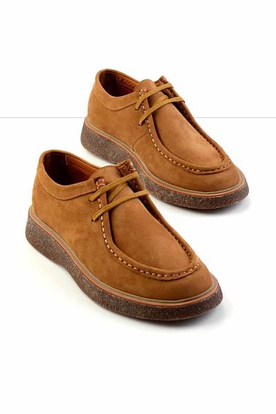 Bambi Taba Leather Men's Casual Shoes E01585718001