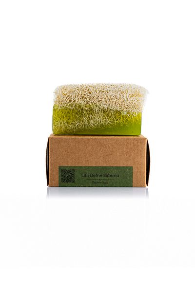 dionesse Luffa Laurel Soap 130 Gr - Natural Oils Enriched, Pore Purifying Skin Soap