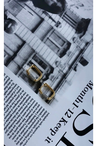 STOLIA Luna Zirkon Detaylı Küpe