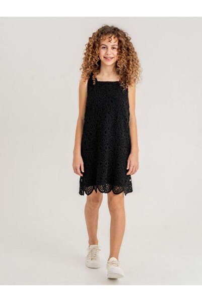 Zekids Rochie Brode pentru fete cu mânecă zero