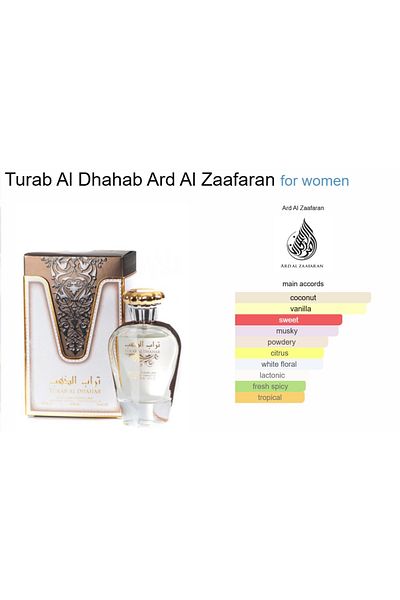 ARD AL ZAAFARAN عطر تراب الذهب او دي بارفان 100 مل