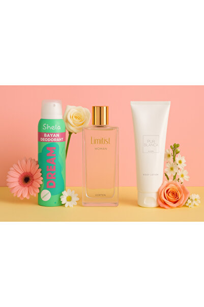 Koton Limitist 100ml Kadın Parfüm Drodorant Ve Vucut Losyonu Seti