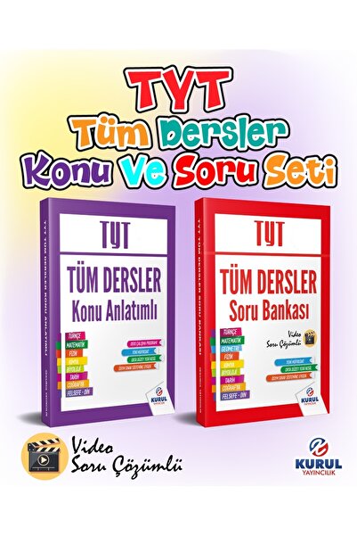 Kurul Yayıncılık 2026 Tyt Tüm Dersler Konu Ve Soru Muhteşem 2 Li Set