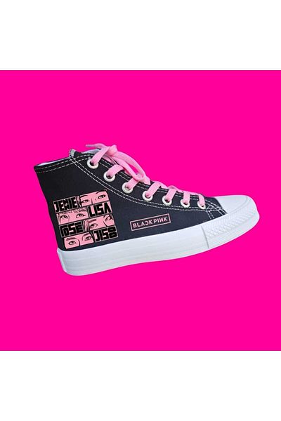 archiepet Pantofi ALBI Korean Idol 2024 - Design special, șireturi roz, Lisa Jisoo Jennie Rosé