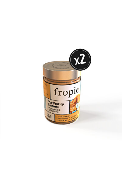 FROPİE Yer Fıstığı Ezmesi - Probiyotikli Crunchy 315 gr x 2 Adet