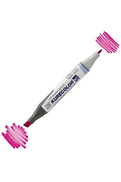 Zig Kurecolor Kc3000 Twin S Marker Pen 229 Dark Pink