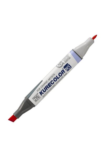 Zig Zig Twin S Graphic Drawing Marker Pen 264 Geranium Red