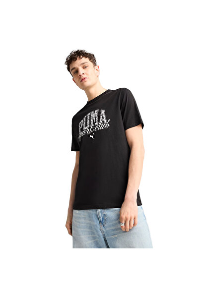 Puma Class Erkek Siyah Günlük Stil T-Shirt 68464301