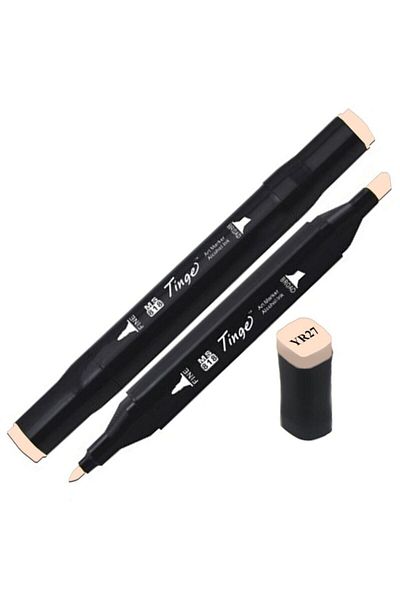Tinge Twin Double Ended Marker Pen Yr27 Powder Pink